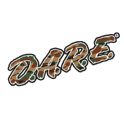 DARE Vinyl Decal - Camo