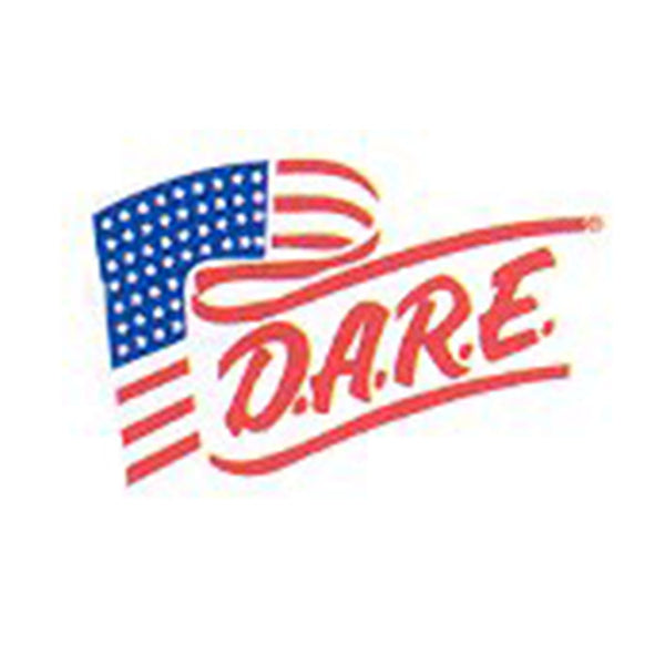 DARE Flag Vinyl Decal Clear Background DARECATALOG