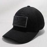 Camo Flag Hat - Black/Black