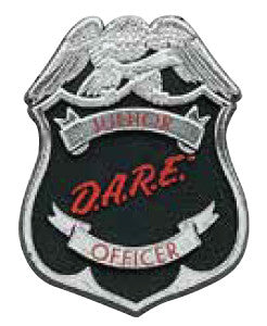 JR DARE Officer Sticker Roll (Roll of 500)