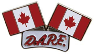 Canadian Dual Flag Pin