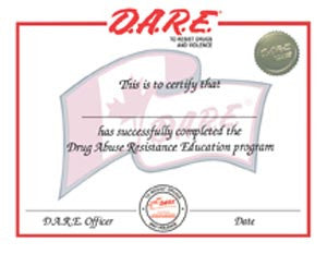 Canadian Graduation Certificate - Red Trim